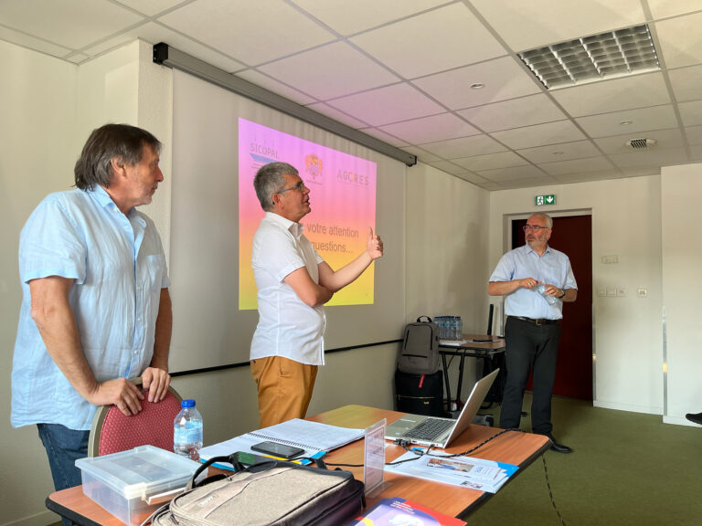 Conférence sur le thème de l’après covid dans la restauration collective par Didier Thévenet, lors des Rencontres du FCSI France à Voiron.  